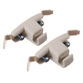 Beige Sun Visor Clip Holder Bracket for BMW E46 (2002-2006)