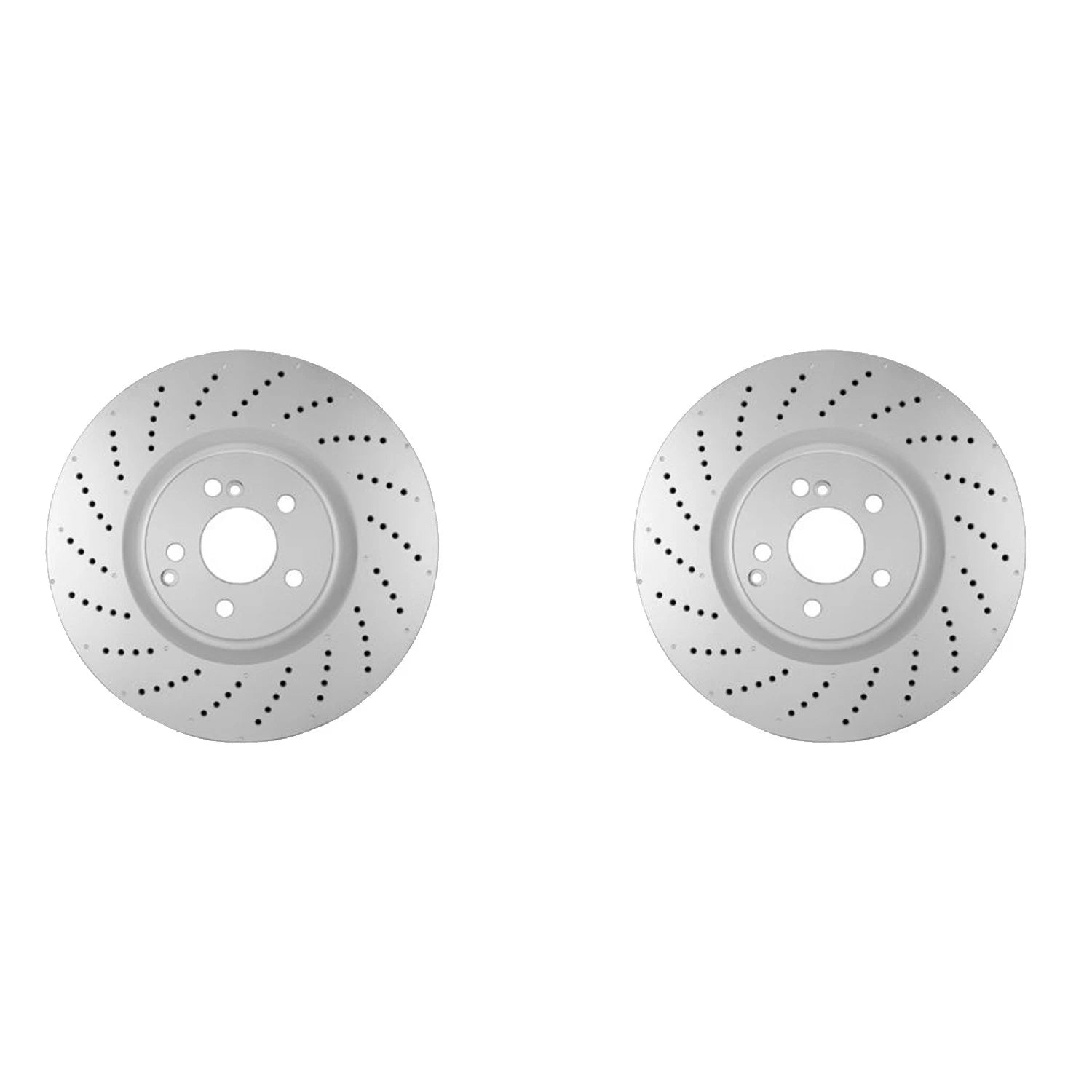Set of 2 Front 360mm Disc Brake Rotors for Mercedes W204 C63 AMG W212 E550