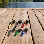 Black Carbon Fiber Rocker Arm Handle for Daiwa Abu Baitcasting Reels