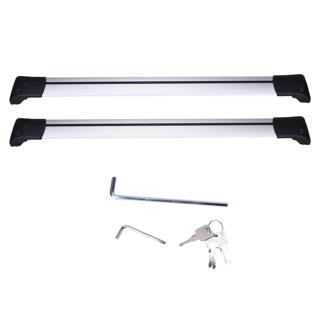 Aluminum Roof Cross Bar Luggage Rack for Car (93cm–99cm)
