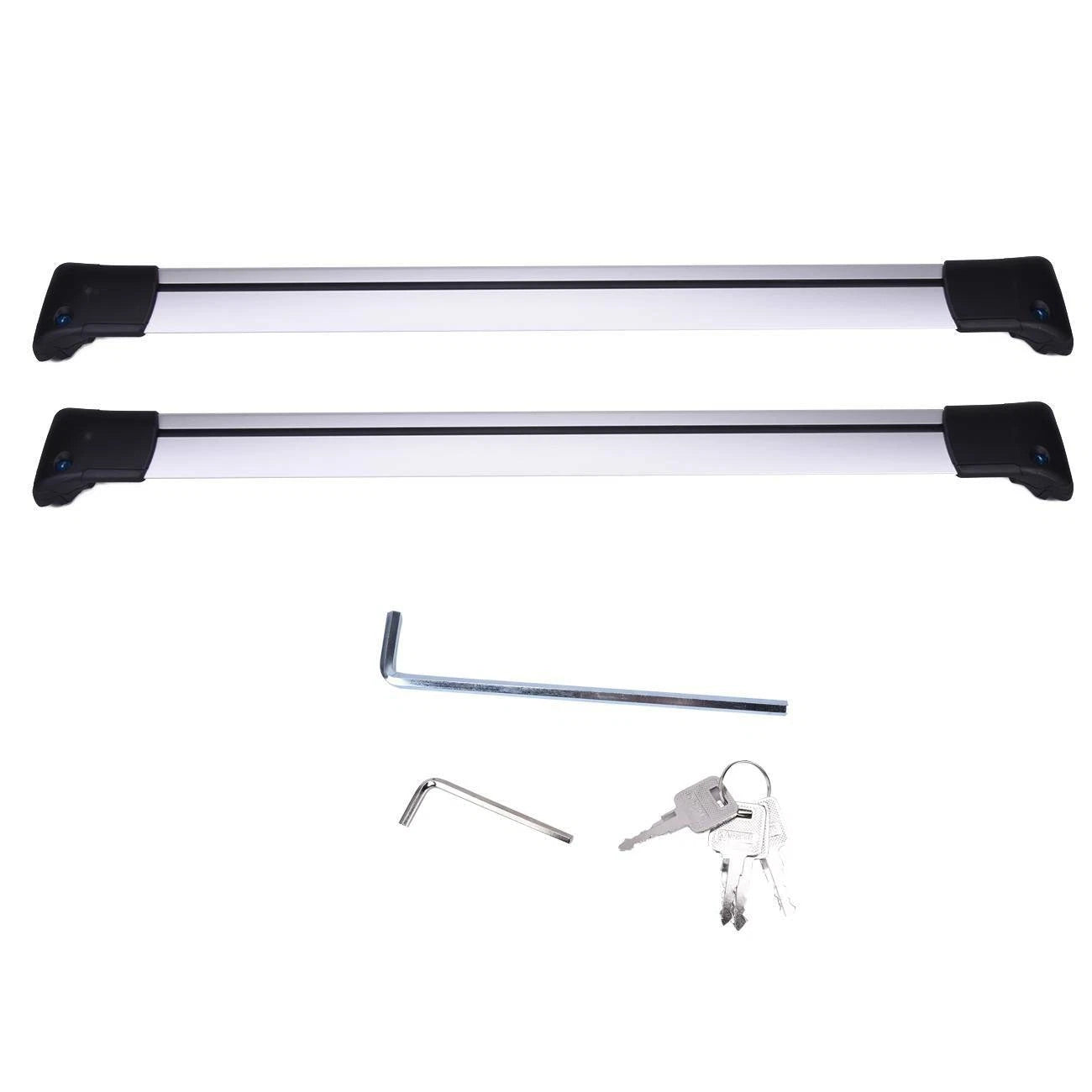 Aluminum Roof Cross Bar Luggage Rack for Car (93cm–99cm)