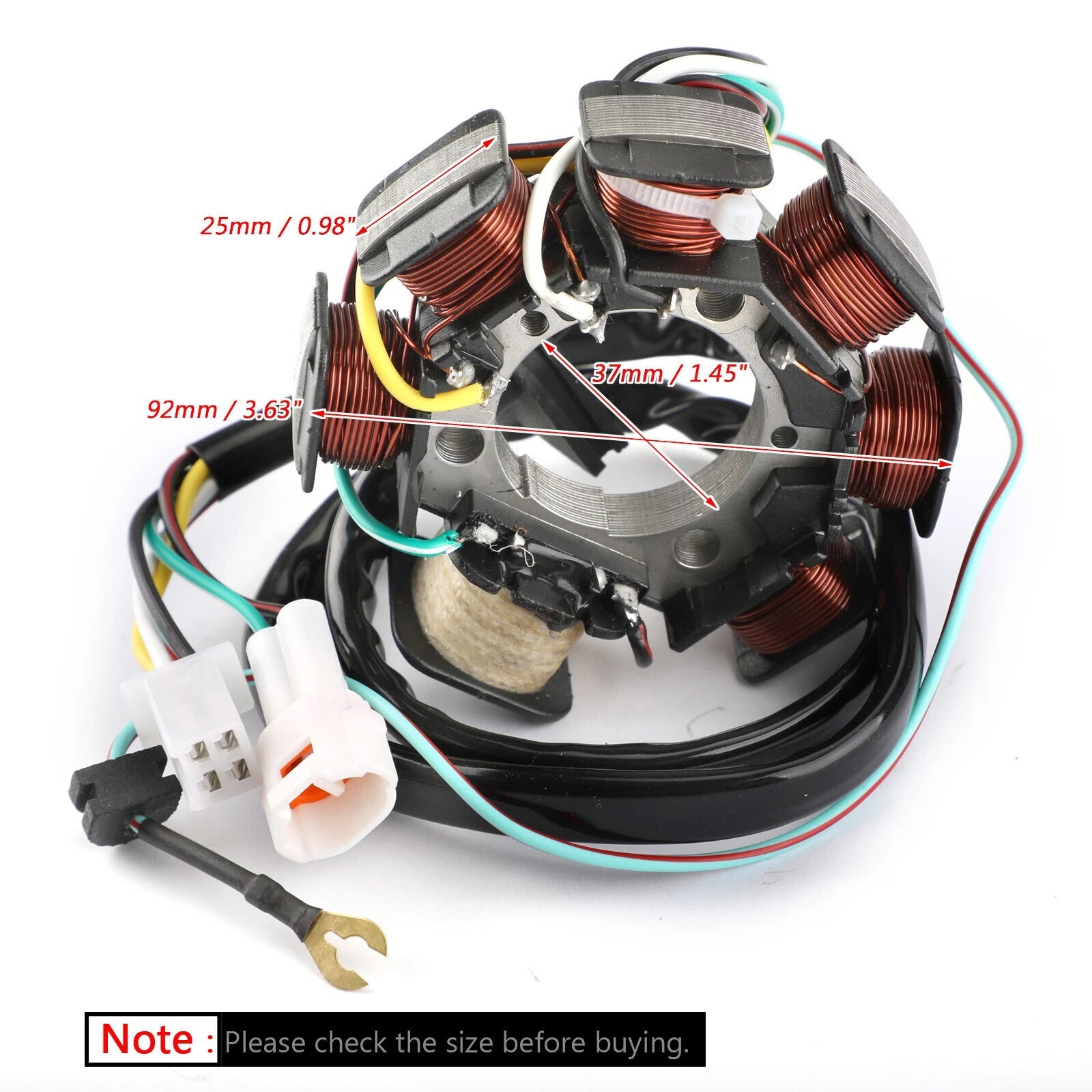Alternator Stator Coil for Yamaha DT125 DT125R (1999–2003) 3RM-85560-00 3RM-85560-01