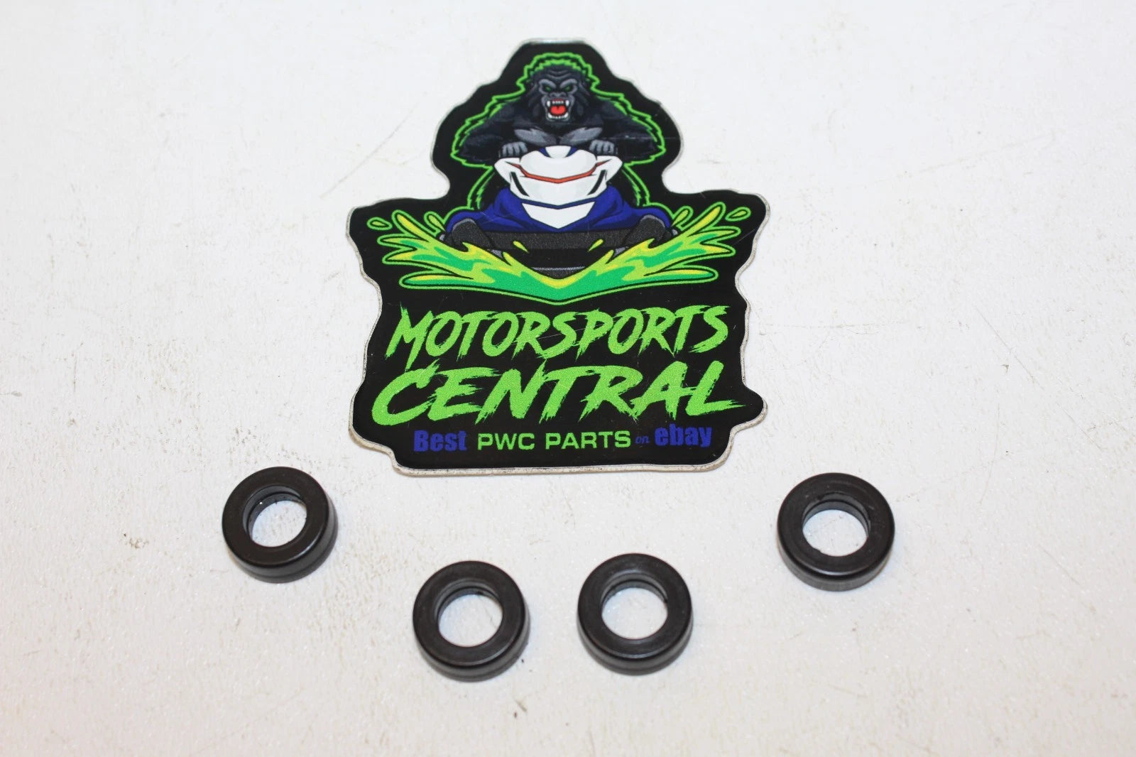 Set of 4 Fuel Injector Isolator Rubber O-Rings for Kawasaki Ninja ZX6R (2015–2019) 16073-3707