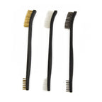 Set of 3 Wire Brushes for Cleaning and Polishing Metal Rust Tool
