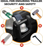 Heavy-Duty Trailer Coupler Lock for Bulldog Style Receiver