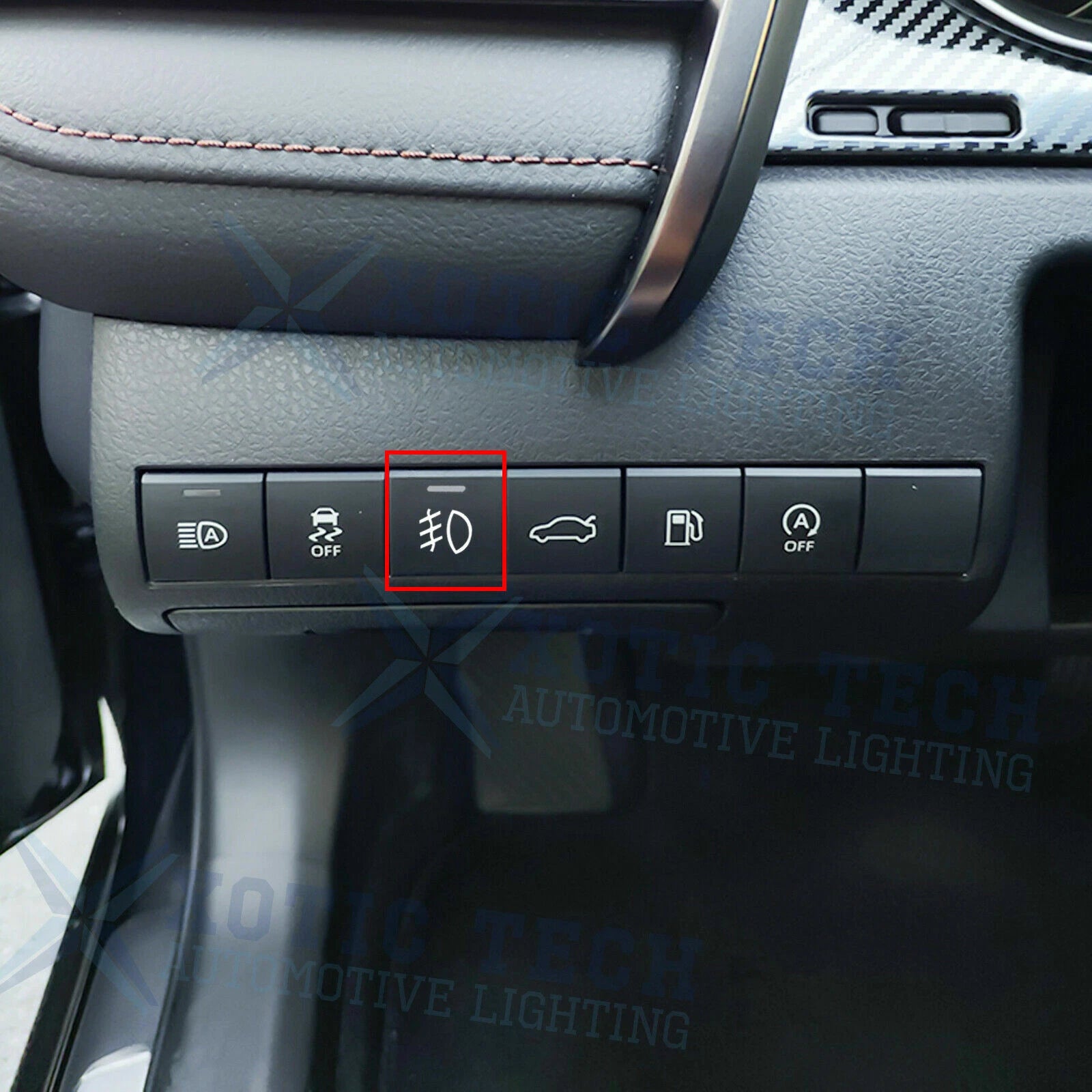 4-Pole 12V Push Button Switch with LED for Toyota Camry Corolla (2001-2024)