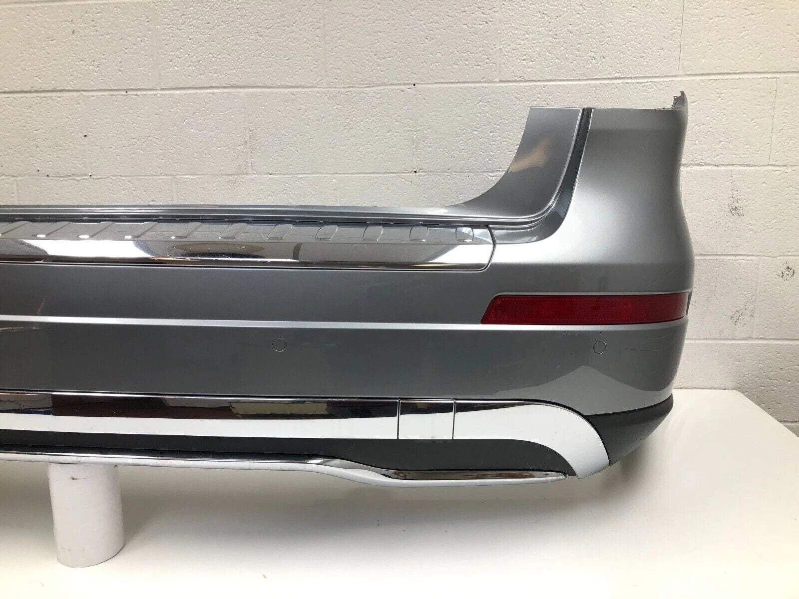 Rear Bumper for Mercedes GLS 350 GLS 450 (2013–2016) Palladium Silver