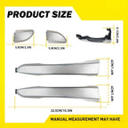 Set of 2 Chrome Exterior Door Handles for Hyundai Tucson (2016–2021)