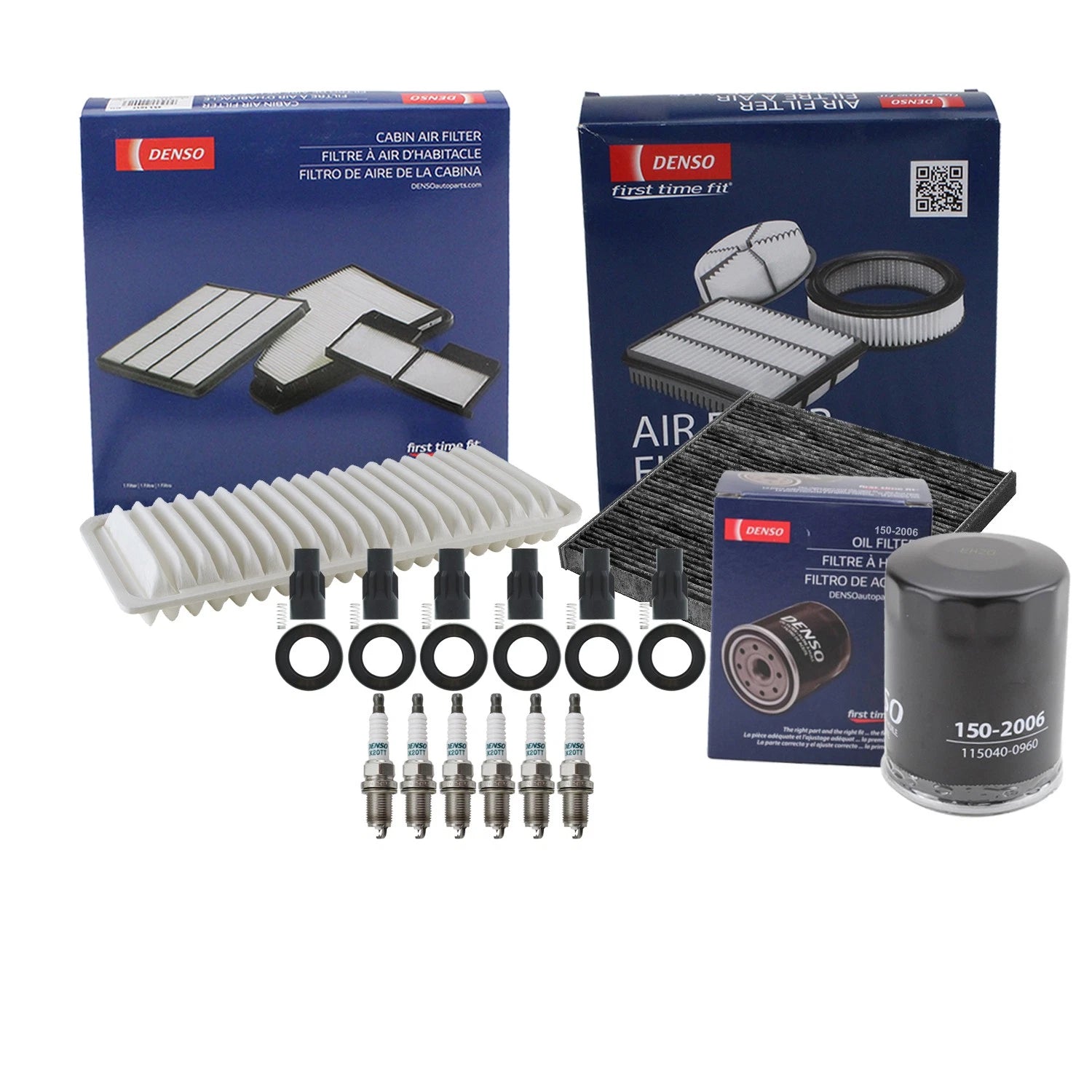 Tune Up Kit 6 Spark Plugs & Boots for Lexus RX400h (2006–2008)