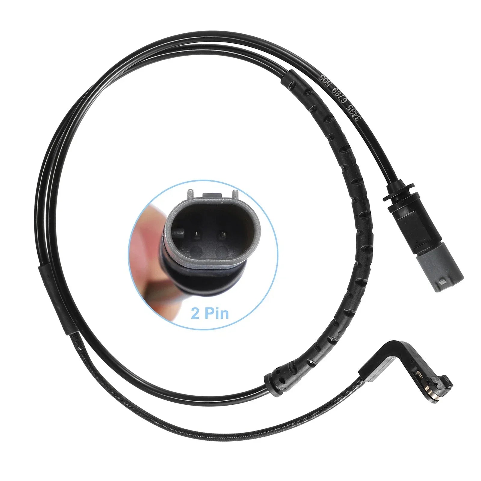 Rear Brake Pad Sensor for BMW X5 Plastic Black Gray