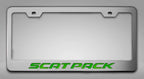 License Plate Frame Front for Dodge Charger Scat Pack (2015–2023) Stainless