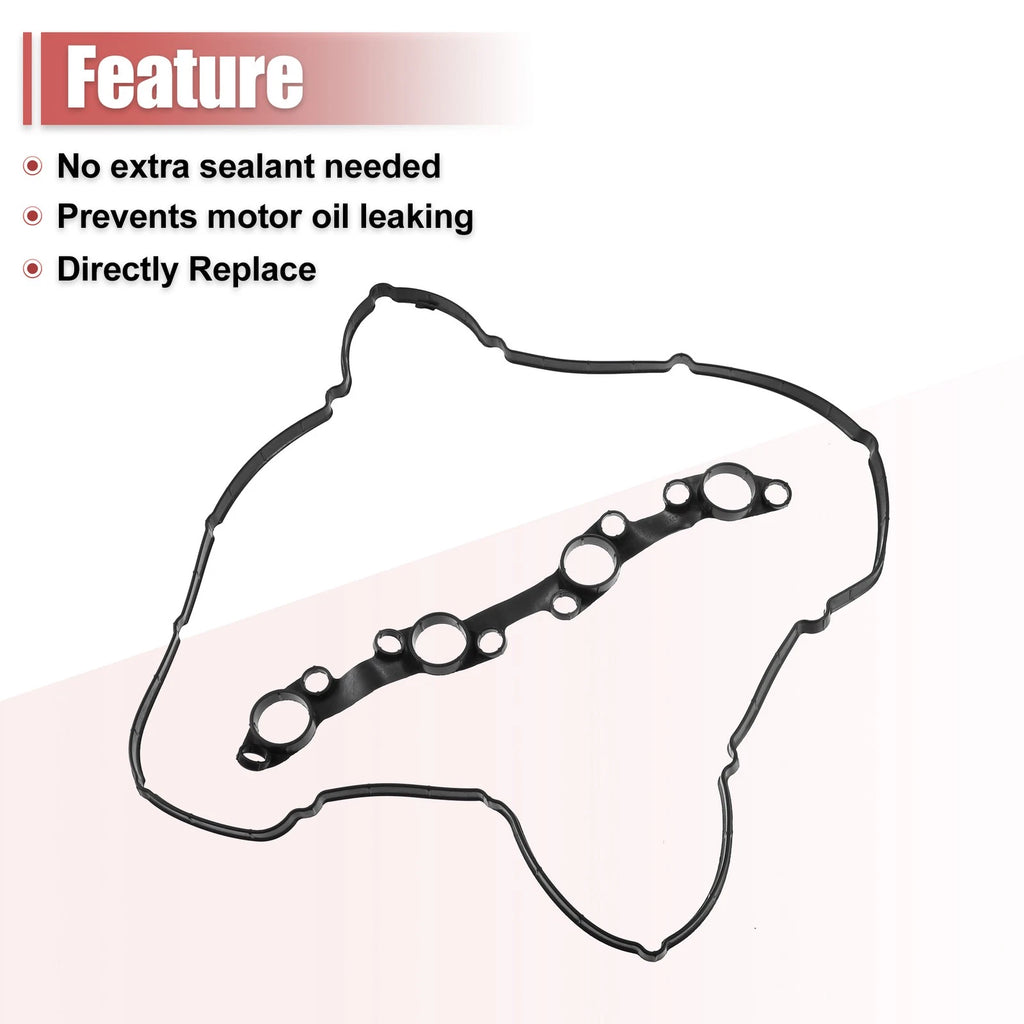 Set of 1 Engine Valve Cover Gasket for Toyota 4Runner (11213-0C010, 11214-0C010)