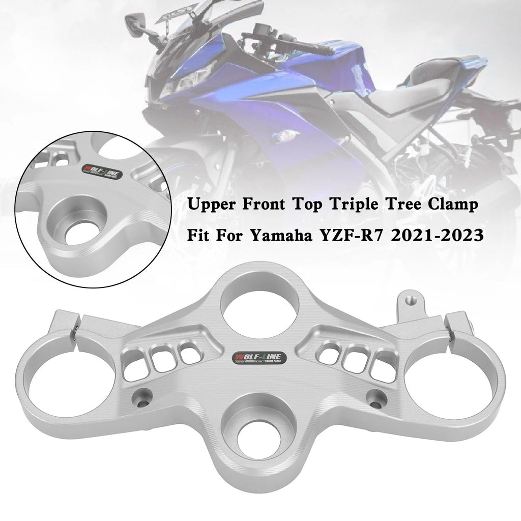 Aluminum Upper Front Triple Tree Clamp for Yamaha YZF-R7 (2021–2023) T9