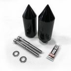 Black Spike Frame Slider Crash Protector for Suzuki GSXR 1000 (2007–2008)
