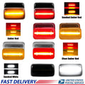 Set of 4 Smoked LED Side Marker Lights for Chevy Silverado (2013–2015)