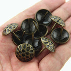 20Pcs Antique Bronze Upholstery Nails for Sofa Craft Decor