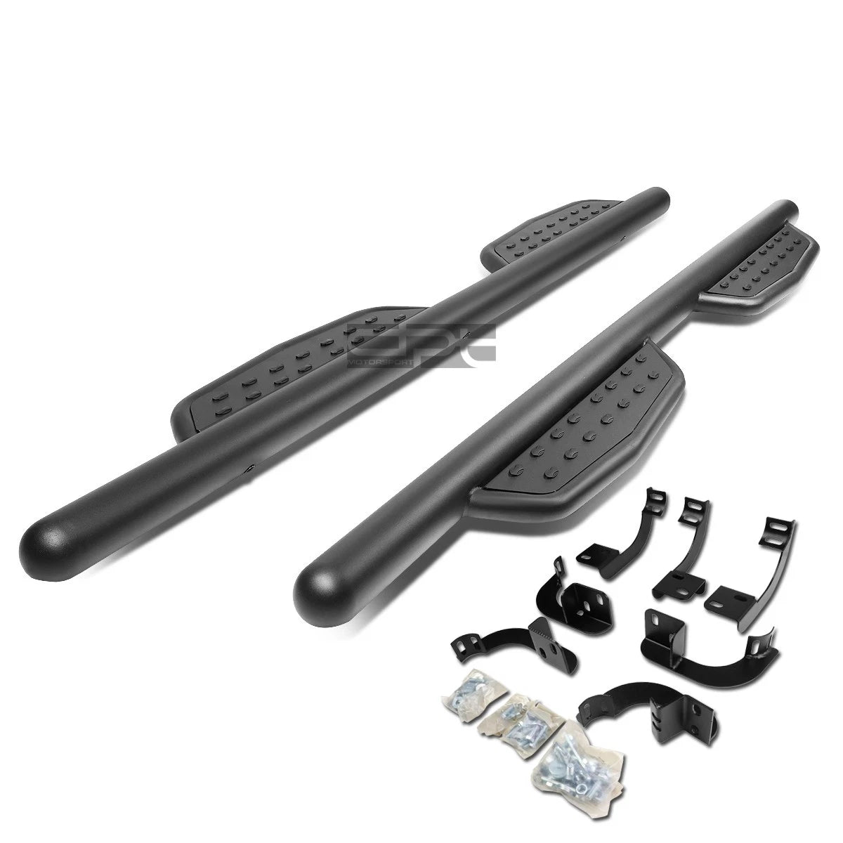3" Matte Black Side Step Bars for Ram 1500 Extended Cab (2009–2020)