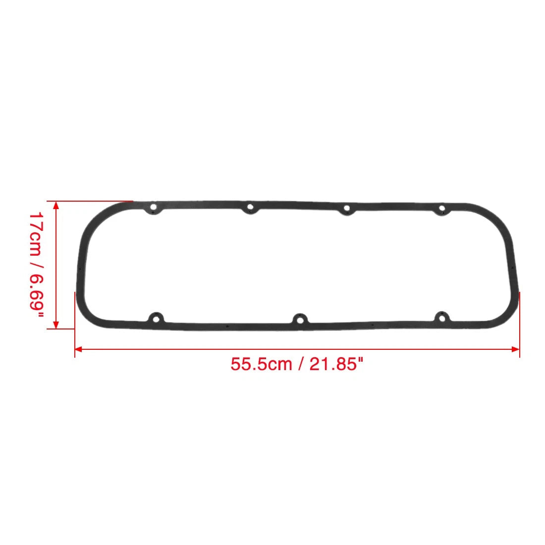 2 Pcs Rubber Valve Cover Gasket Seal for Chevy 396 427 454 502 (1965–2002)