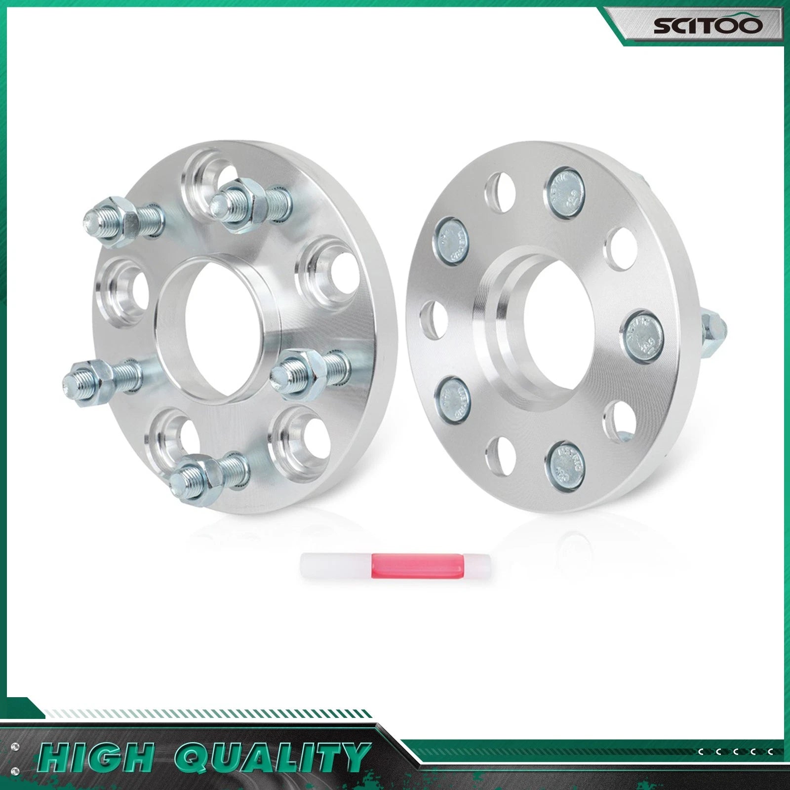 2X 15mm Hub Centric Wheel Spacers 5x4.5 for Toyota Tacoma (2005–2015)