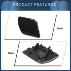 Front Right Washer Nozzle Cover Cap for Volkswagen Touareg (2007–2010) 1 Pcs Black