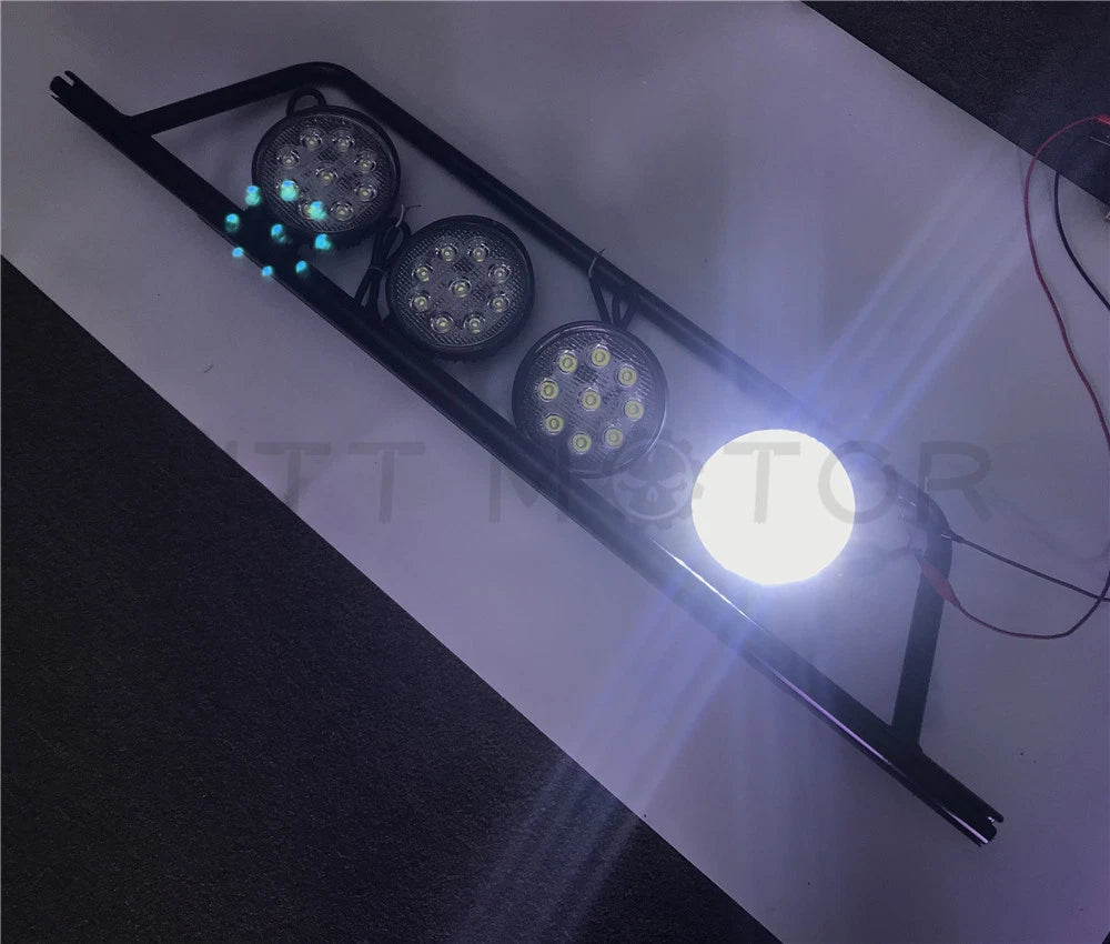 27W Adjustable Roof Light Mounting Bar w/ 4 LED Lights for Can-Am Commander Maverick