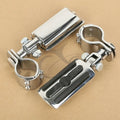 22mm 25mm 32mm 35mm Adjustable Chrome Footpeg Clamps for Harley Sportster XL