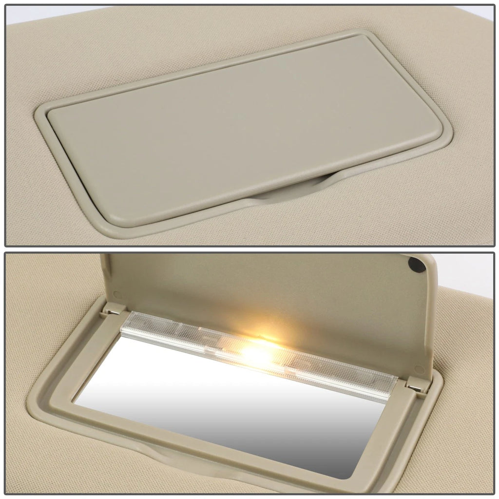 OE Style Interior Passenger Sun Visor for Pathfinder/Infiniti (2013–2019) Beige