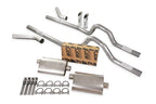 Dual Exhaust Kit for GM C/K10 1981–1987 2.5" Corner Exit SW Tips