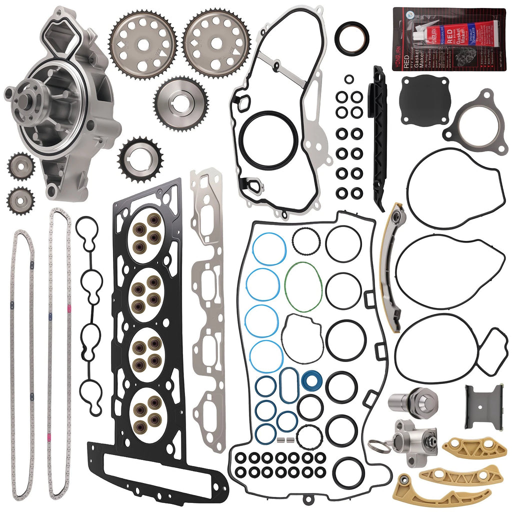 Complete Engine Kit Water Pump for Chevy Cobalt/HHR 2.2L (2007–2008) CS26223-1