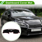 Dashboard Cover for Lexus GS GS350 GS450h GS300 GS430 GS460 (2006–2011) Black Red