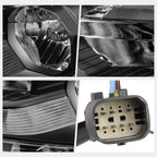 Factory Style Headlight Set for Ford Ranger XL XLT (2019–2023) Black Housing