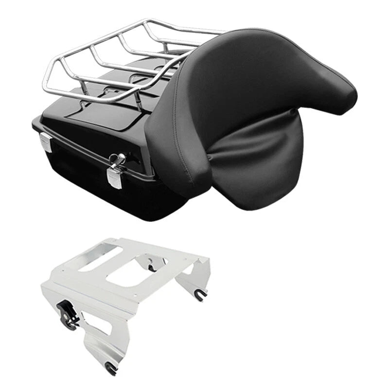 Chopped Tour Trunk Backrest Rack for Harley Electra Glide (2009–2013)