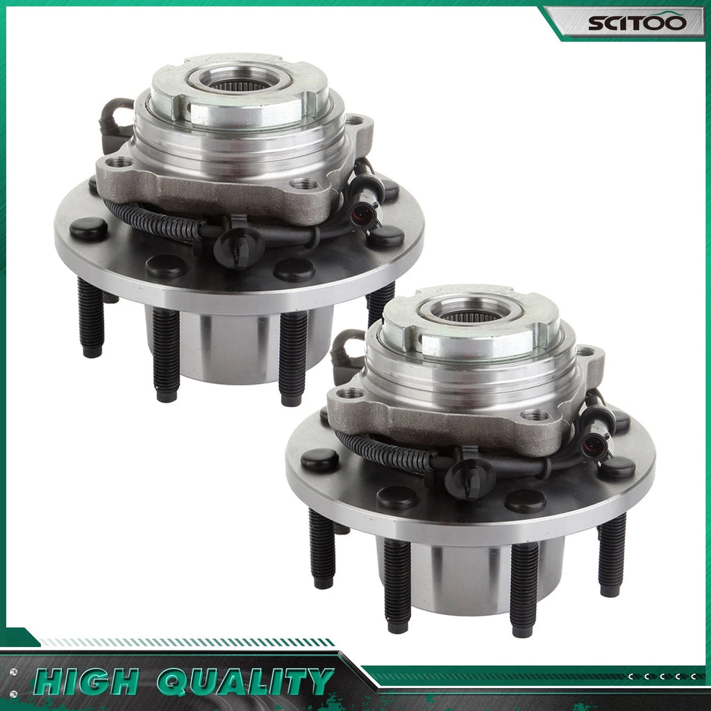 Set of 2 Front Wheel Bearings Hub for Ford F-250 F-350 Super Duty (1999–2004)
