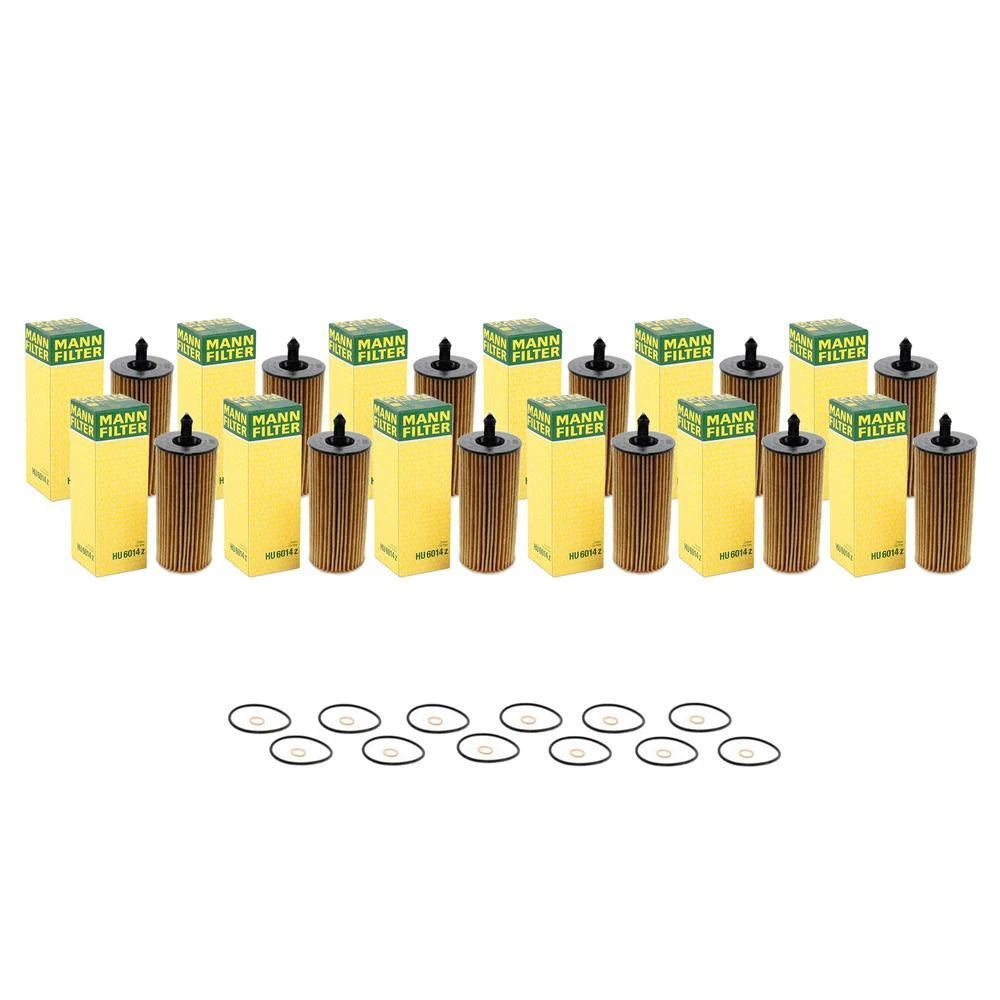 Set of 12 Cartridge Engine Oil Filters for BMW F22 F23 G01 230i X3