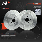 Rear Drilled Brake Rotors & Ceramic Pads for Subaru Outback (2000–2004)