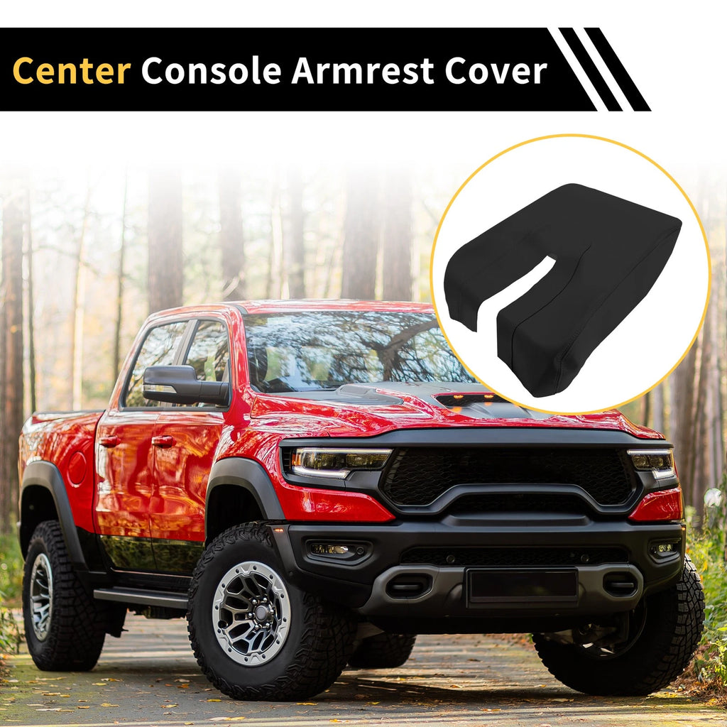 Center Console Lid Armrest Cover for Toyota Tundra (2007–2021) Microfiber Leather