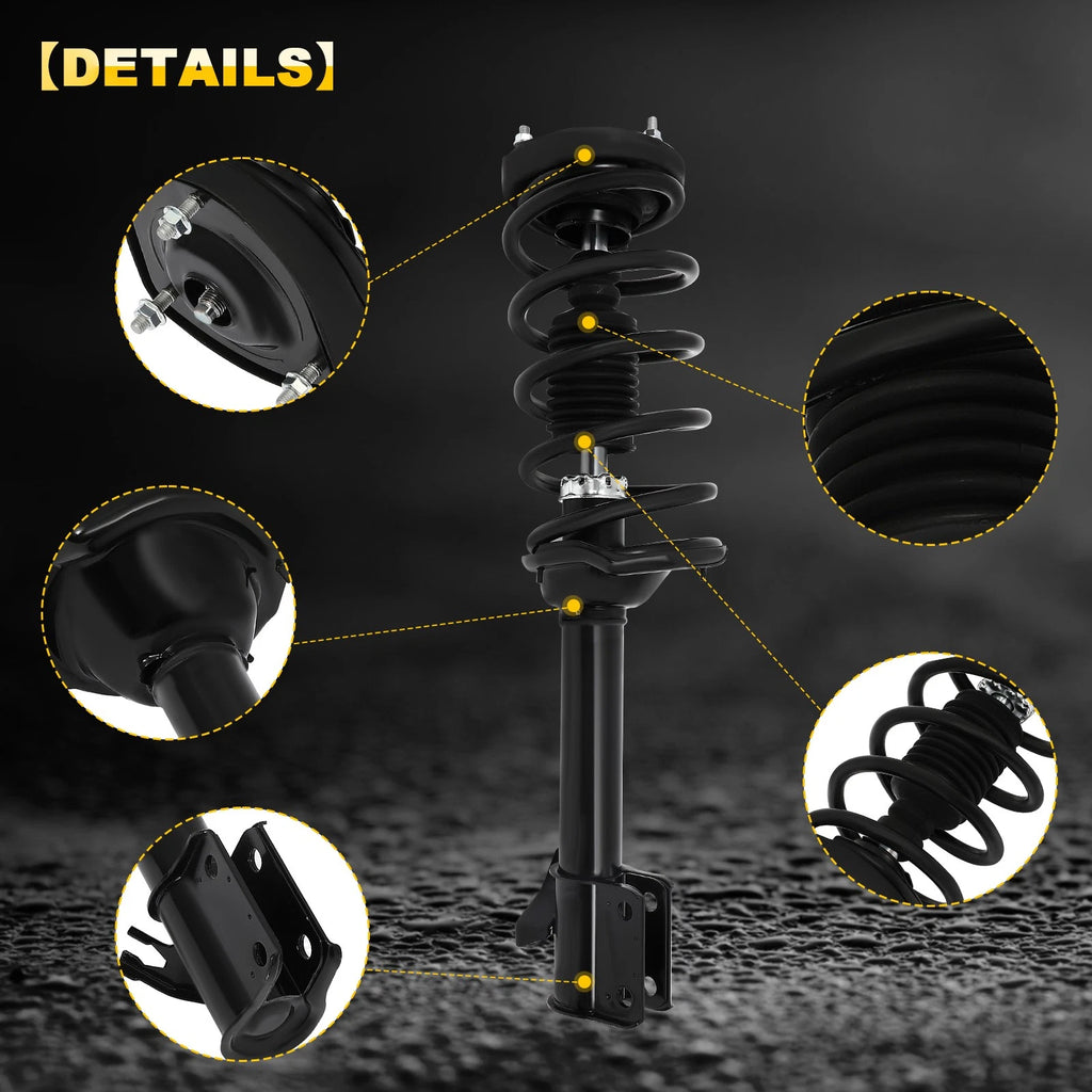 Set of 2 Rear Complete Struts with Coil Springs for Subaru Forester