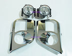 Chrome Cover Trim + Fog Lamp Spot Light for Mitsubishi Triton L200 (2019-2022)