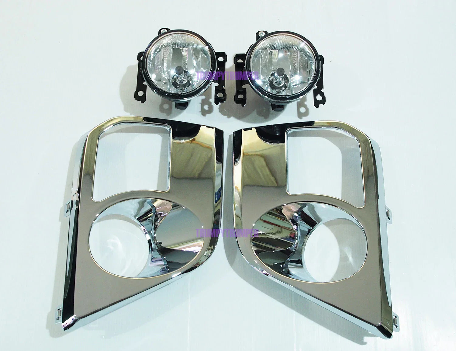 Chrome Cover Trim + Fog Lamp Spot Light for Mitsubishi Triton L200 (2019-2022)