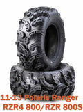 Set of 4 Front Tires for Polaris Ranger RZR4 800/RZR 800S (2011–2013) 27x9-12 Super Lug Mud