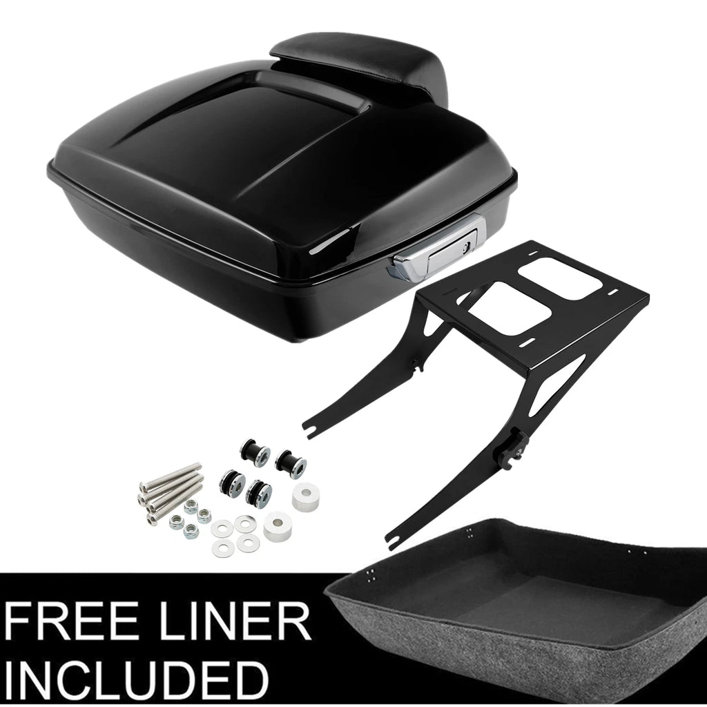 Trunk Pad Mount Rack Docking Kit for Harley Fatboy FLST (2008–2016)