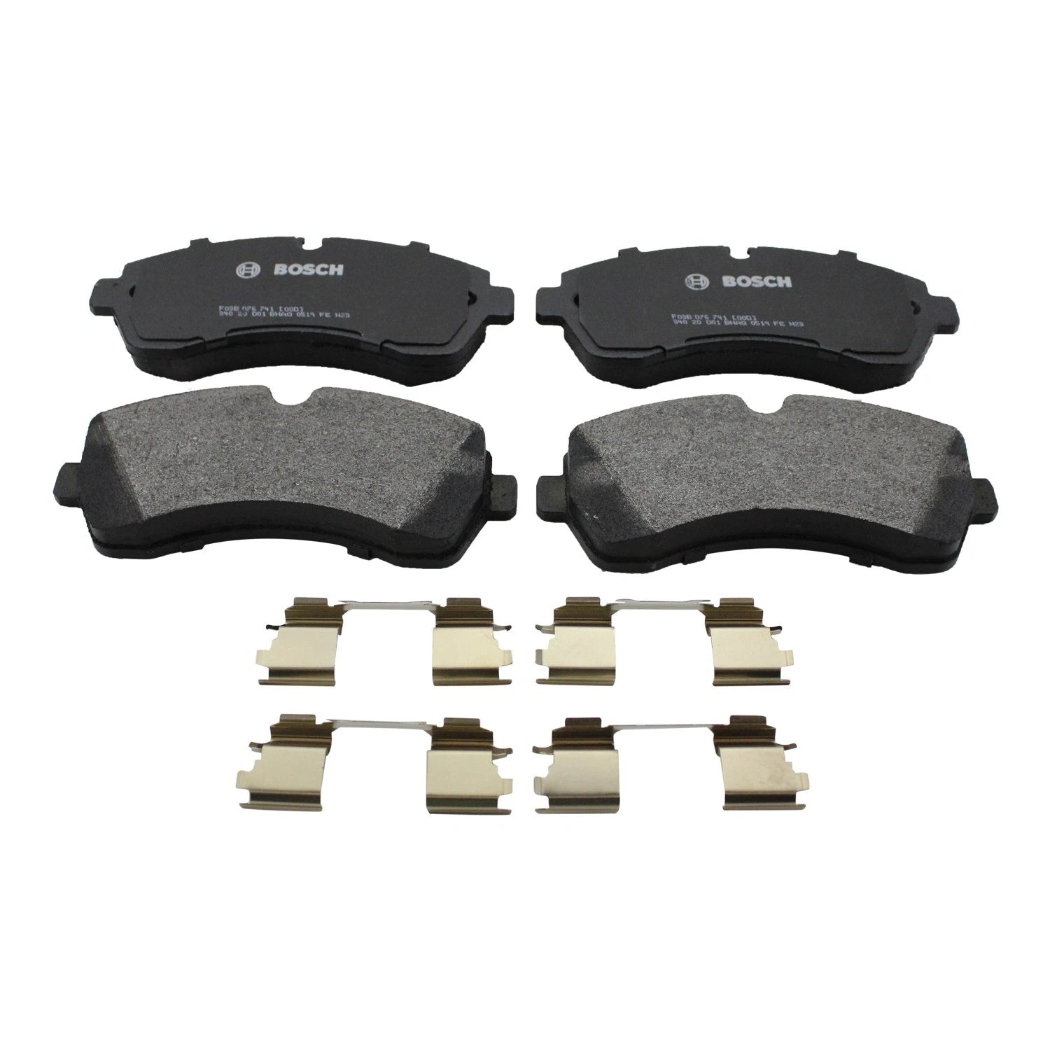 DuraGo Front Rotors & Bosch QuietCast Disc Brake Pads Kit for Sprinter 1500 3500 (2007–2018)