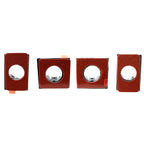 Replacement ABS Plastic Parking Aid Sensor Bracket 4-Piece Kit