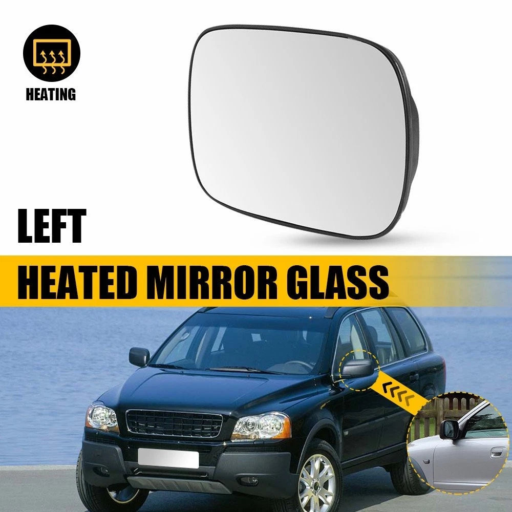 Driver Side Heated Mirror Glass for Volvo XC70 XC90 (2003–2006)
