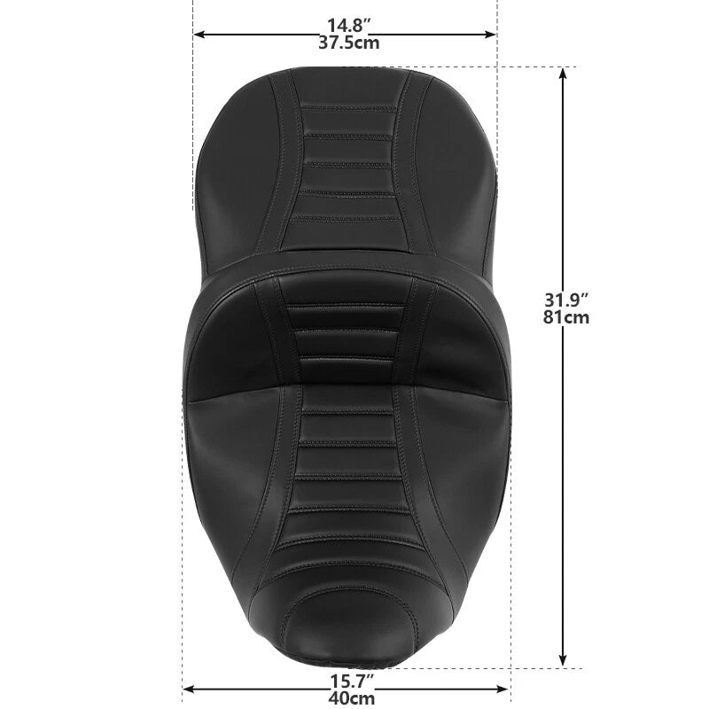 Rider Driver & Passenger Seat for Harley Touring Electra Street Glide (2009–2023)