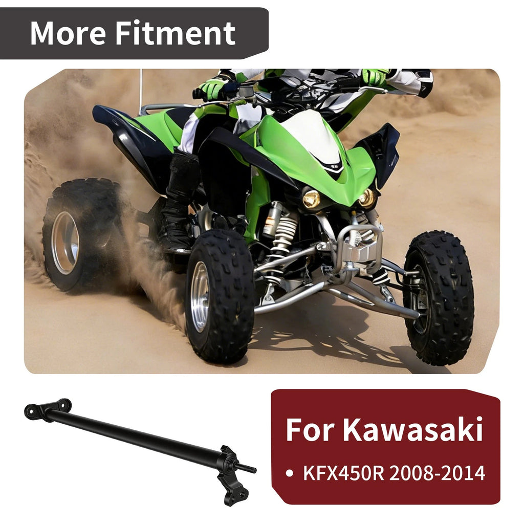 Front Black Steering Shaft for Kawasaki KFX450R (2008–2014) 39114-0012-21
