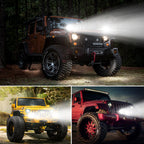 3" LED Work Pod Off Road Lights for Jeep Van SUV (2010–2023)