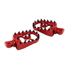 CNC Wide Fat Foot Pegs for Harley Dyna Sportster Fatboy