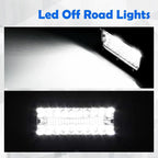 120W LED 7 Inch Work Light with Mounting Bracket IP68 12–24V