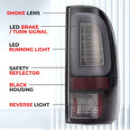 LED Brake Tail Lights Black Smoke for Ford F-250/350 Super Duty (2008–2016)